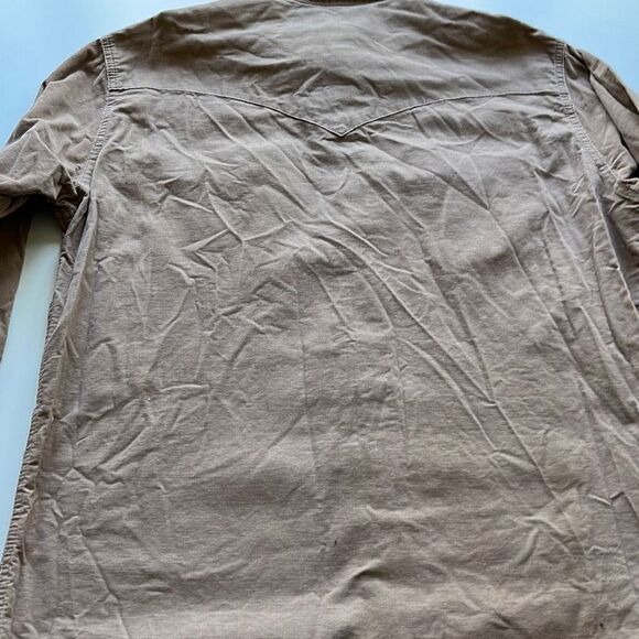 Vintage David James Western Style Thin Corduroy Button Down Sz. L 🇺🇸 - Picture 5 of 7